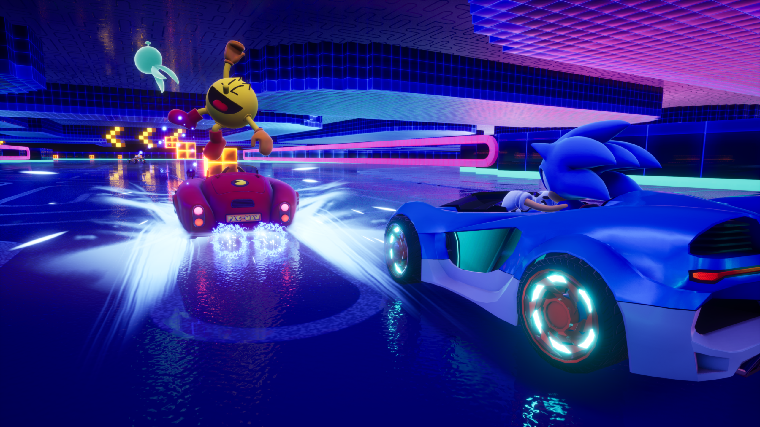 Sonic Racing: CrossWorlds recebe pacote PAC-MAN